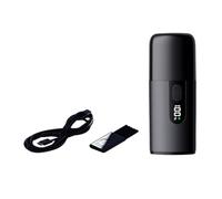 Agwuoetr Recortador de Pelo de Nariz para Hombres y Mujeres con Pantalla LCD, Cuchilla de Doble Filo, Recortador de Nariz Recargable por USB