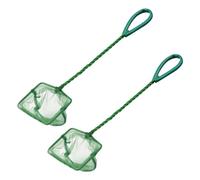Agwuoetr Red de Pesca Portátil de Manejar, Accesorios Cuadrados para Acuario, Red para Pecera, Red de Pesca, Herramienta de Limpieza de Objetos Flotantes