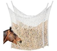 Agwuoetr Red Heno Alimentación Lenta, Alimentador Heno, Bolsa Heno, Red Heno para Caballos, Bolsa Heno para Caballos, Suministros Alimentación para Caballos, 2 Piezas,