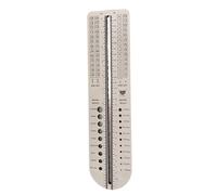 Agwuoetr Regla de Calcetín Multifuncional para Tejer de Madera, Calibre de Aguja de Tejer, Tablero Guía de Envoltura de Hilo Rectangular Ovalado