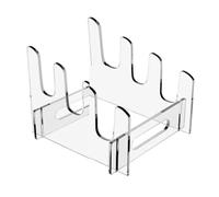 Agwuoetr Rejilla para Secar Platos, Escurridor de Platos Acrílico, Ahorro de Espacio de Almacenamiento de Gran Capacidad, Soporte para Platos de un Solo, 3 Rejillas