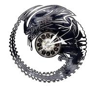 Agwuoetr Reloj de Pared con Pantalla Digital Retro, Novedad, Reloj Despertador con Disco de Vinilo, Reloj Despertador para Sala de Estar, Regalo para un Amigo