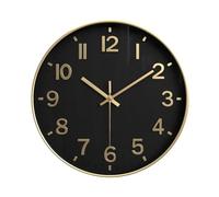 Agwuoetr Reloj de Pared Moderno y Silencioso, Reloj de Pared con NúMeros 3D para Cocina, Dormitorio, Sala de Estar, Oficina, Aula, DecoracióN Color 6
