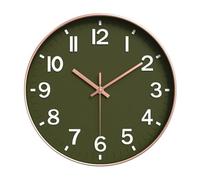 Agwuoetr Reloj de Pared Moderno y Silencioso, Reloj de Pared con NúMeros 3D para Cocina, Dormitorio, Sala de Estar, Oficina, DecoracióN de Aula Color 8