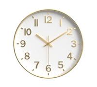 Agwuoetr Reloj de Pared Moderno y Silencioso, Reloj de Pared con NúMeros 3D para Cocina, Dormitorio, Sala de Estar, Oficina, DecoracióN de Aula Color 2