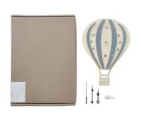 Agwuoetr Reloj de Pared Silencioso con Forma de Globo AerostáTico, DecoracióN ArtíStica, Reloj de Pared para Oficina en Casa (Sin BateríA), Gris