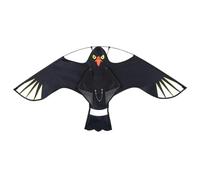 Agwuoetr Repelente de Pájaros Simulación de Cometa Águila Flash Reflectante Repelente de Palomas de Viento para Patio Trasero Césped Granja Jardín, 1,2 M