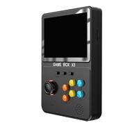Agwuoetr Reproductor de Juegos PortáTil X5 de 4,0 Pulgadas, 640 X 480 PíXeles, Consola de Videojuegos, Regalos para NiñOs, Negro