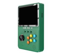 Agwuoetr Reproductor de Juegos PortáTil X5 de 4,0 Pulgadas, 640 X 480 PíXeles, Consola de Videojuegos, Regalos para NiñOs, Verde