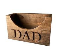 Agwuoetr Soporte de Madera para Sombrero DiseñAdo para Gorra de BéIsbol, Estante de Soporte, Caja de Madera, Mesa Interior, Estante de Almacenamiento para Sombreros A