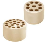 Agwuoetr Soporte de Tallo en Espiral, Herramienta de Inserción de Flores de Plástico, Tubo Giratorio de Diseño Floral, Paquete de 2