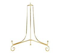Agwuoetr Soporte ExhibicióN Dorado, Soporte para Manualidades, Soporte para Libros, Pedestal para Fotos, para Platos, Estante para Platos, Caballete, DecoracióN Almacenamiento-15Cm