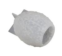 Agwuoetr Tallada Huevo Molde de Vela de Silicona Bola de Catharanthus JabóN Resina Molde de Yeso Pastel de Chocolate,S