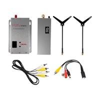 Agwuoetr Transmisor VTX FPV 1.2G 1.3G 1.6W + Receptor VRX de 12 Canales + 2 Antenas 8 Canales 0.1mW/25mW/800mW/1600mW VTX para Drones FPV de Alcance