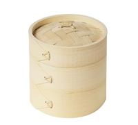 Agwuoetr Vaporizador de Madera de Bambú para Acampar Al Aire Libre, TazóN, Vaporizador para Cocina, para Picnic, Barbacoa, TamañO M