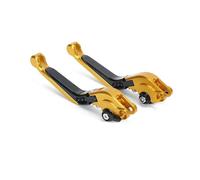 AGYF Palanca Freno Embrague Motocicleta para Benelli ZenZero 350,Palancas Depósito Cilindro Maestro Izquierda DerechaManeta Ajustable Plegable Pulgada para Moto,E