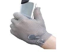 AGYH Guantes Resistentes a Cortes Guantes De Carnicería Resistentes Al Corte De Acero Inoxidable, Ropa De Procesamiento De Alimentos Trabajo DE Seguridad DE Seguridad Guantes DE BUDED (Size : 1pcs/M)