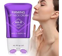 AH-8 Crema De Cuello Apretada, Masaje De Rodillos De 360° Crema De Cuello Apretada,Reducir Las Arrugas Finas Y La Barbilla Doble,Apretar La Piel Relajada, Hidratación Y Nutrición,Crema Compacta - 120G