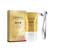 AH-8 Neck Firming Cream - Crema de Cuello en Roll-on, Body Lotion, Reafirma y Eleva el Cuello, para Mejorar las Arrugas y Líneas de Expresión, Apto para Todo Tipo de Pieles, Incluye Masajeador