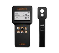 AH-PARUV Quantum PAR Metro, 320-750 nm. Rojo | Luz azul separada PPFD, Prueba de intensidad de radiación UVA, cable de 3 y 13 pies.