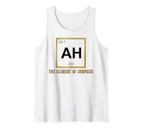 Ah The Element of Surprise Chemistry Science Humor Camiseta sin Mangas