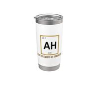 Ah The Element of Surprise Chemistry Science Humor Vaso térmico de acero inoxidable de doble pared