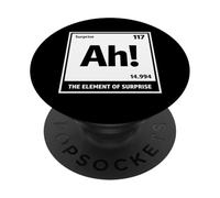 Ah! The Element of Surprise Elements 42 Number Chemistry PopSockets PopGrip Adhesivo