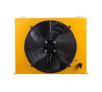 AH1012T-CA 100L/min enfriador de aire hidráulico disipación de calor ventilador de aleta de aluminio for compresor de aire condensador(AH1012T-CA(12V))