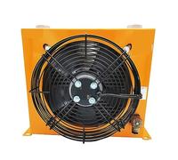 AH1012T-CA Enfriador de aire hidráulico Grúa montada en camión Enfriador de enfriamiento de tanque de combustible modificado Radiador de aceite enfriado por aire(12V)