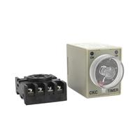 AH3-3 220V 50/60HZ 1S-60M asiento inferior adjunto encendido retardo temporizador interruptor de tiempo relé temporizador con enchufe PF083A de 8 pines 1 Uds(AH3-3 1S 220V)