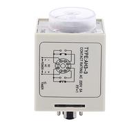 AH3-3 Relé de Tiempo Retraso Ajustable Interruptor de Temporizador AC 220V para el de Control automático (10s)