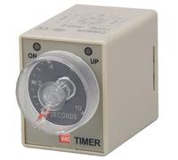 AH3-3 temporizador de retardo de encendido relé temporizador de retardo con enchufe de 8 pines 12 24V 110V 220V 380V tiempo ajustable 1~60S 3~60M(ACDC12V,30 Second)