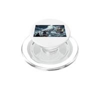 Ahab se enfrenta a la Ballena Blanca Moby-Dick PopSockets PopGrip para MagSafe