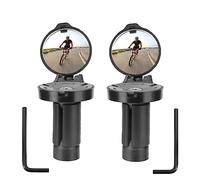 Ahaimy 2 Piezas Retrovisor Bicicleta, Espejo Retrovisor Bicicleta, Plegable Espejo Retrovisor Bicicleta, para Bicicletas de Montaña Carretera Bicicleta Eléctrica (16-22mm)