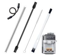 Ahaimy Tubo De Leche De Acero Inoxidable, Juego De Manguera De Leche, Manguera De Leche, Juego De Accesorios Compatible con Cafeteras Automáticas Siemens Eq6 Bosch Veroaroma