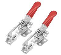 AHANDMAKER 4 unidades de carga pesada basculante abrazadera capacidad 400 libras 304 acero inoxidable ajustable armario pestillo para caja de herramientas tapa puerta armario remolque puerta