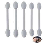 AHANDMAKER Juego de 5 herramientas de estructura de arcilla, 5 rodillos de modelado de doble cabeza, barras de estructura, herramientas de detalle para modelar arcilla, esculturas de arcilla