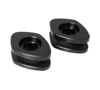 Aharon Motolumino - Soportes de montaje de señal de giro LED para motocicleta, 2 unidades, compatibles con rosca Ducati, M8/M10, ajuste perfecto en ubicaciones originales de intermitentes, luces