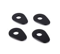 Aharon Motolumino - Soportes de montaje de señal de giro LED para motocicleta, 4 unidades, compatibles con rosca Yamaha, M8/M10, cabe en ubicaciones originales de intermitentes de giro, luces