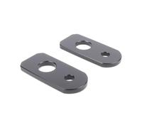 Aharon Soportes para Intermitentes de Moto, Pack de 2 - Placas de Montaje de Aluminio - Compatibles con KTM 1390 Super Duke/Super Adventure, Serie 390, 250 Adventure y 125 Enduro R