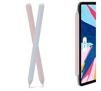 AHASTYLE Apple Pencil Hülle Silikon Apple Pencil Case Ultra Dünn Apple Pencil Abdeckung Kompatibel mit Apple Pencil 2nd Generation und Apple Pencil Pro (2 Pack, Hellblau & Rosa)