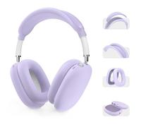 AHASTYLE Funda de silicona para AirPods Max (USB-C/Lightning) [4 en 1] Almohadillas antiarañazos, cubierta de tazas/diadema accesorios para Apple AirPods Max (2024/2020)