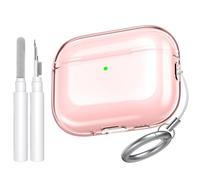 AhaStyle Funda transparente para Airpods Pro 3 2025 [antiamarilleamiento], piel protectora de TPU suave para Apple AirPods Pro de 3ª generación con kit de limpieza, compatible con funda de carga USB-C