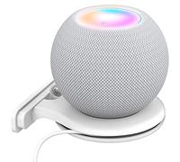 AHASTYLE HomePod Mini - Soporte de pared ABS [gestión de cables integrada] Soporte estable para HomePod Mini [necesita taladrar] (Blanco-1 unidad)