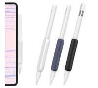 AhaStyle Paquete de 3 Agarres de Silicona para Apple Pencil Pro, (USB-C) y 2nd Generation - Soportes Ergonómicos, Funda Protectora Compatible con iPad Pen