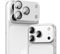 AHASTYLE Protector de lente de cámara para iPhone 17 Pro | Ajuste perfecto 1:1, cobertura completa, marco de metal, vidrio templado, cubierta de pantalla de cámara [esmerilado todo en uno], grado