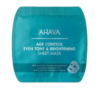 Ahava, age control, citrus, brightening, sheet mask, for face, 17 g