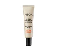 AHAVA CC Crema corrección de color SPF30 - Fórmula ligera para piel impecable y radiante (30 ml)