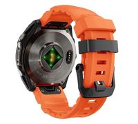 ahayo Correa de reloj deportiva de silicona con hebilla segura para Garmin Instinct 3 de 45 mm, Fenix 8 de 47 mm, Forerunner 970, 22 mm, QuickFit, ligera, para epix Pro 47 mm, Fenix 7/6/5, Quick Fit