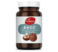El Granero Integral - AHCC Supralif - 120 Cápsulas - Elaborado a Base de Extracto de Micelio de Shiitake Estandarizado en Polisacáridos - El embalaje puede variar